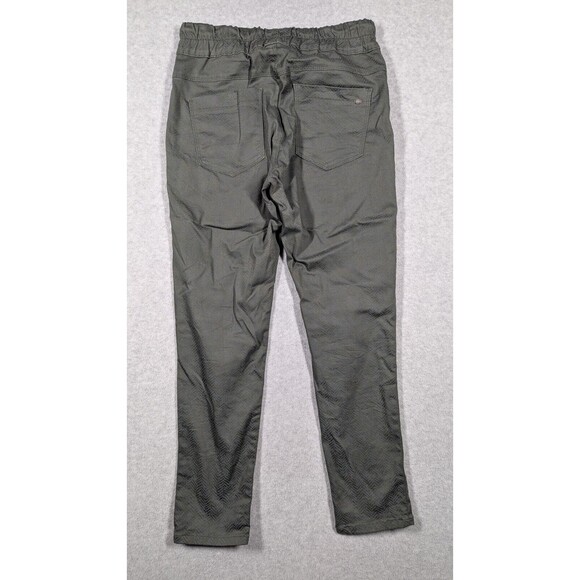 Bevy Flog Women Pants Size 29 Shely Hidden Chevron Stripe Tapered Slim Fit Check - Picture 4 of 13